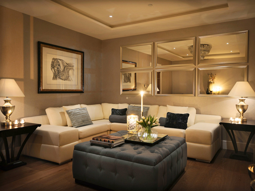 Gợi ý cách thiết kế nội thất căn hộ 90m2 cho phòng khách tinh tế, hiện đại